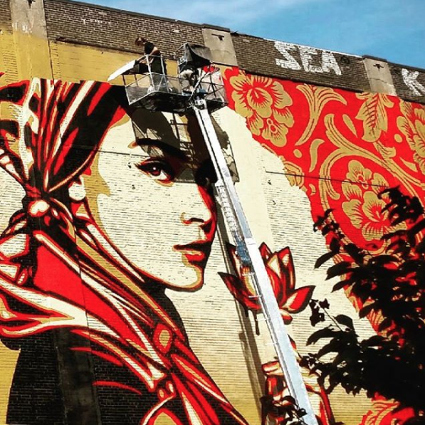 Shepard Fairey for MANA Urban Arts